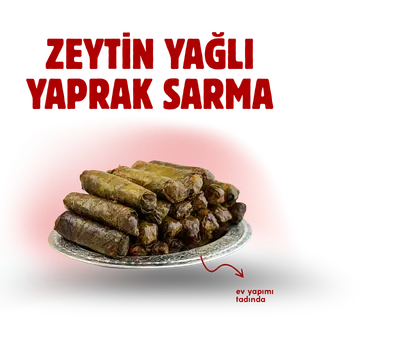 Zeytin yağlı yaprak sarma