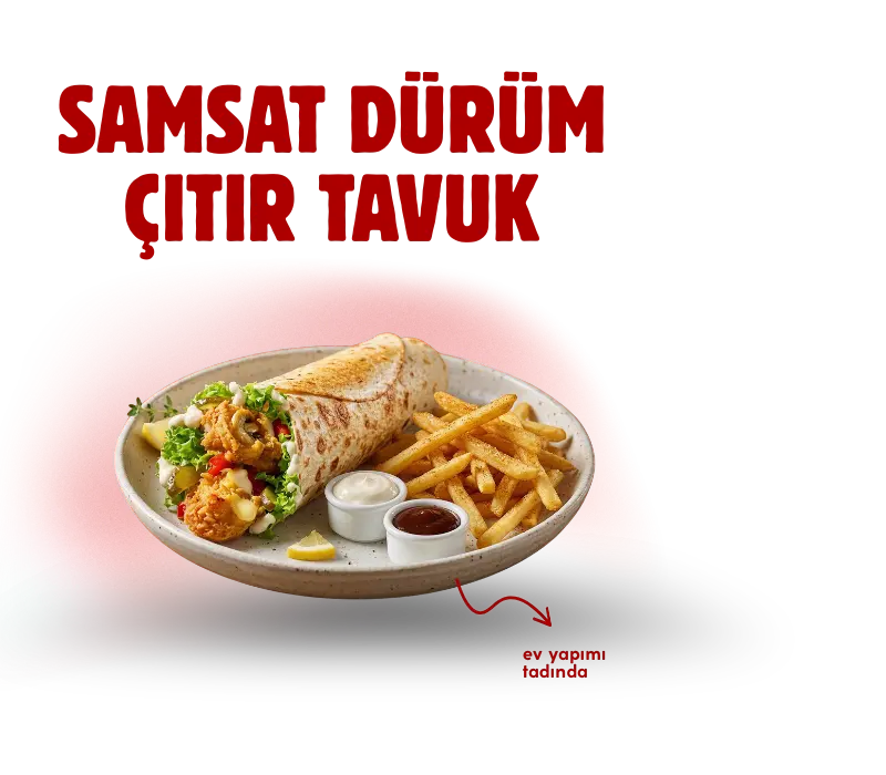 Samsat dürüm çıtır tavuk