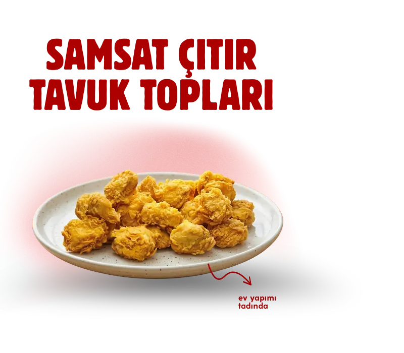 Samsat çıtır tavuk topları