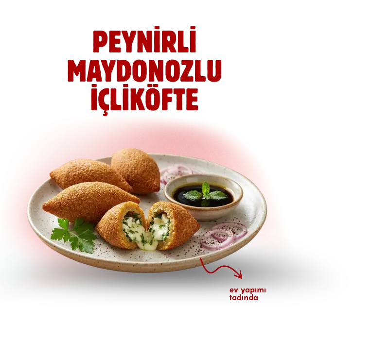 Peynirli maydanozlu içli köfte