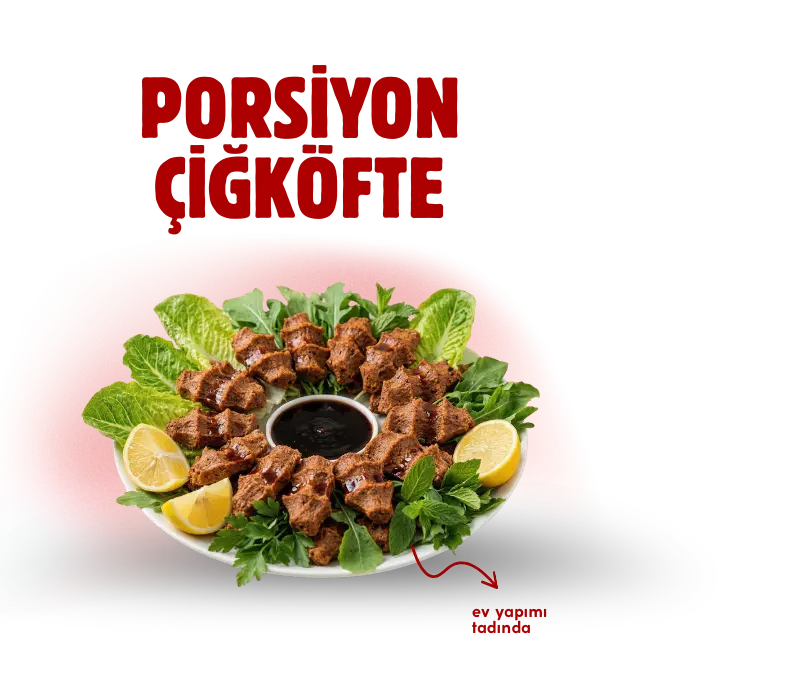 porsiyon Çiğköfte