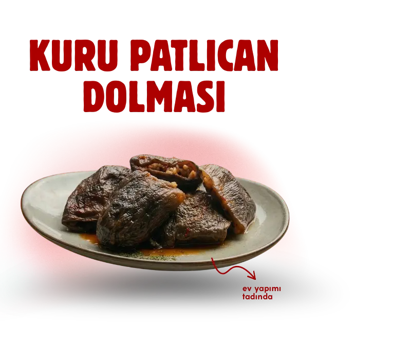 Kuru patlıcan dolması