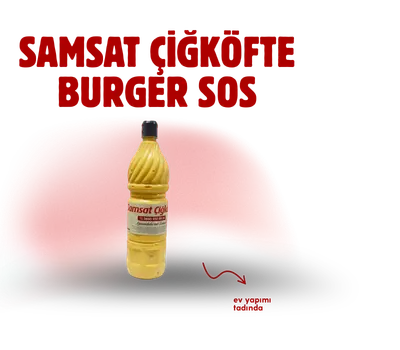 Samsat çiğköfte burger sos