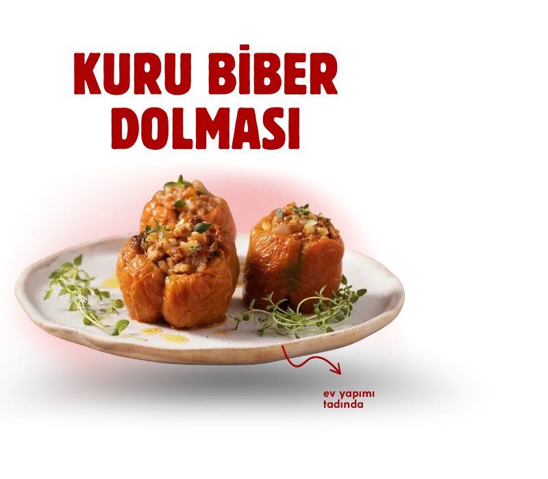 Kuru biber dolması