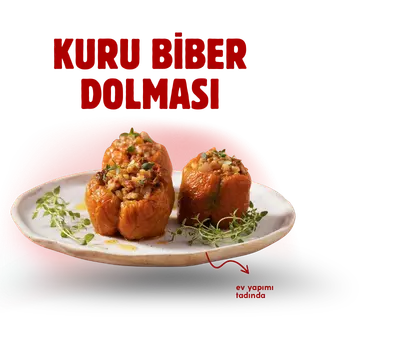 Kuru biber dolması